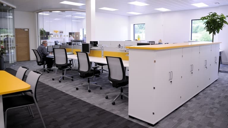 A-Safe offices designed by Ben Johnson Interiors
