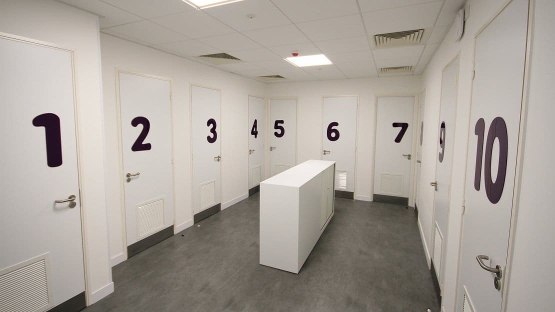 Product testing area