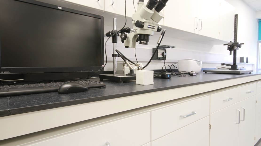 Laboratory fitted by Ben Johnson Interiors
