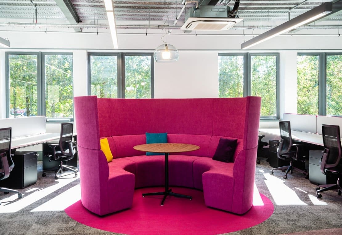 choice of seating natural light and views