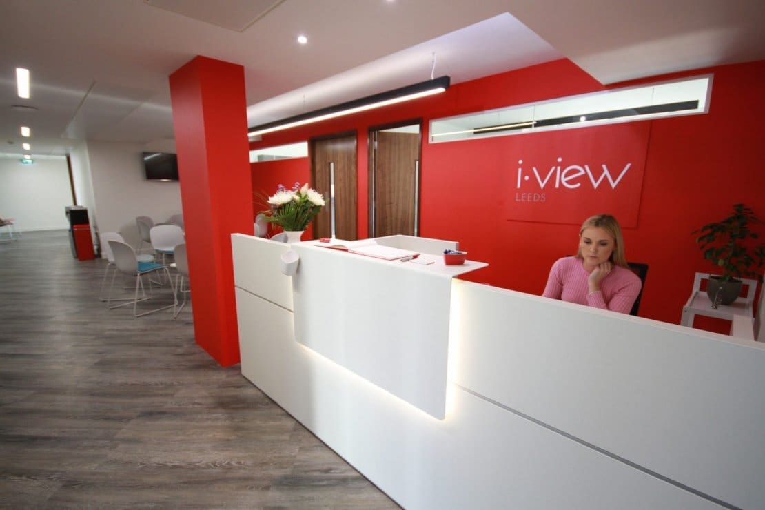 Our client i-view studios' reception