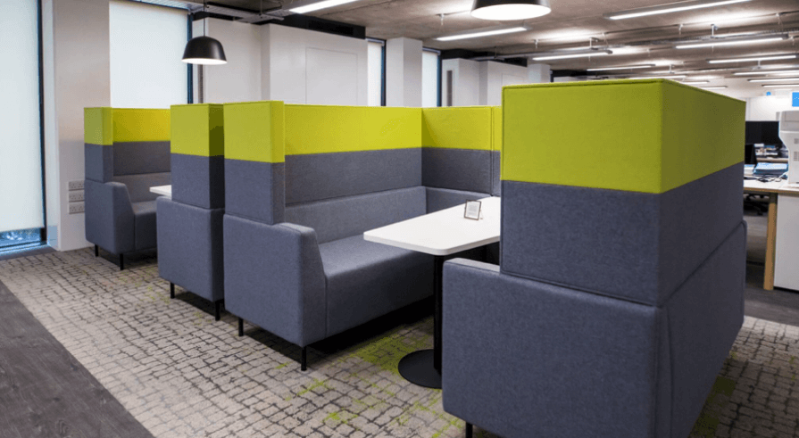 Office design example by Ben Johnson Interiors at Search Consultancy, Leeds