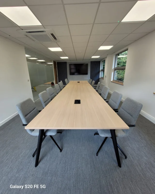 Completed Project 👏
 
Future Forwarding moved into a new office space in Leeds and required all new fit out and some furniture, with some items such as meeting tables to be reused from their previous office space.
 
Completed on time and within budget 😎 we hope you enjoy your new office space!
 
#commercialinteriors #officefitout #officespaceleeds #officefurniture