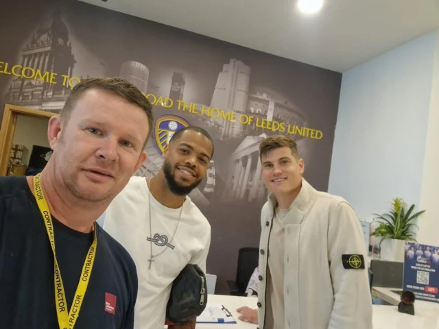 Matty’s whistle stop tour of Leeds United continues with some new signings … #hospitalitydesign💙💛🤍