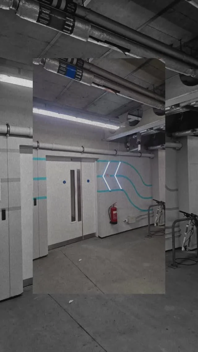 Finishing up on site at Leeds … #landlordworks #shapingamazingspaces